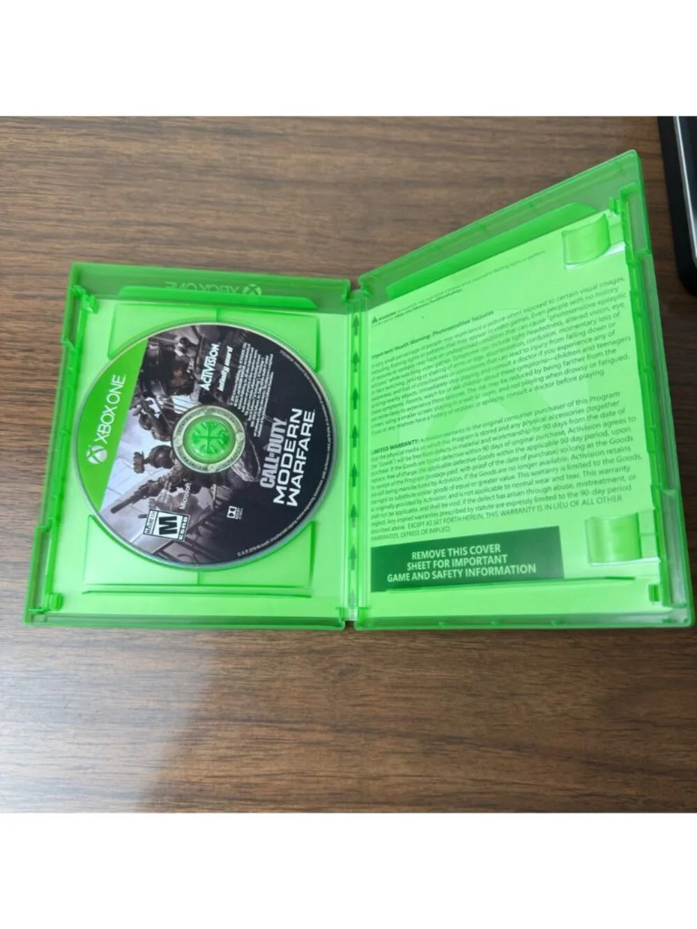 Call of Duty: Modern Warfare Video Game Xbox One Multiplayer Special Ops COD